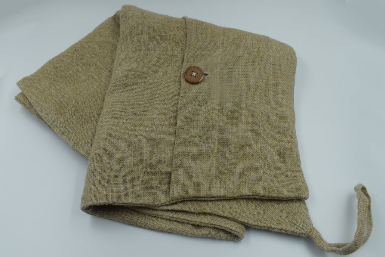 pure linen laundry bag