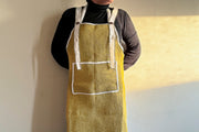 linen kitchen apron
