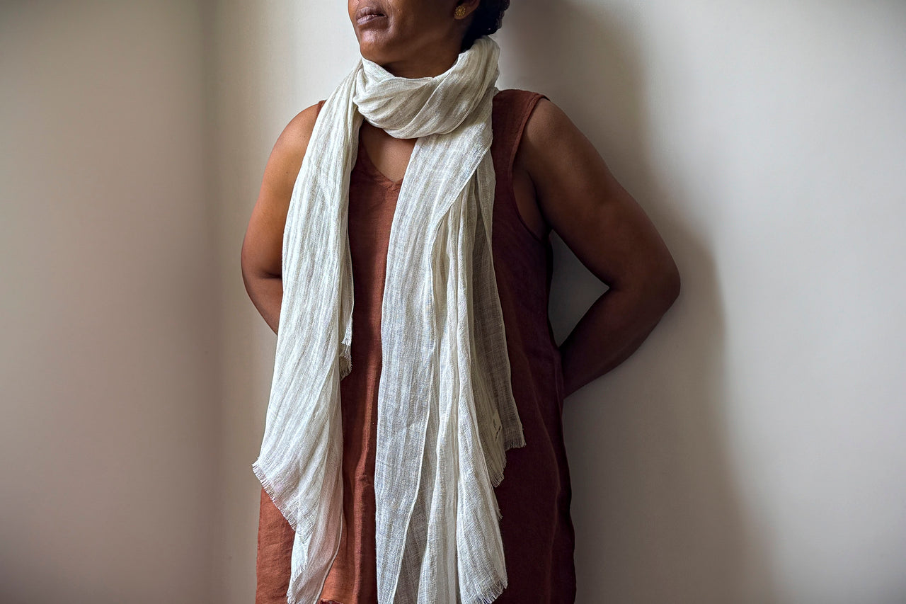 linen scarf
