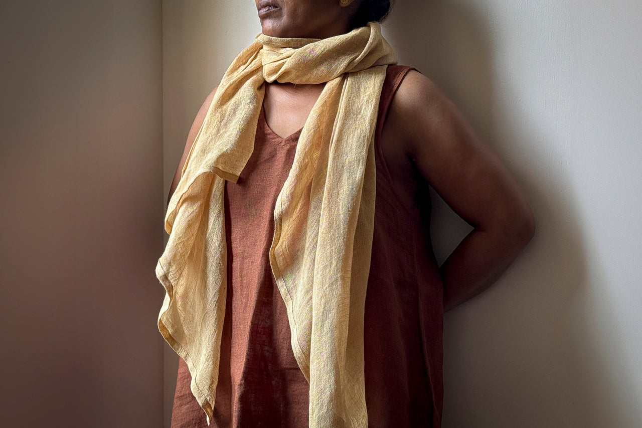 linen scarf
