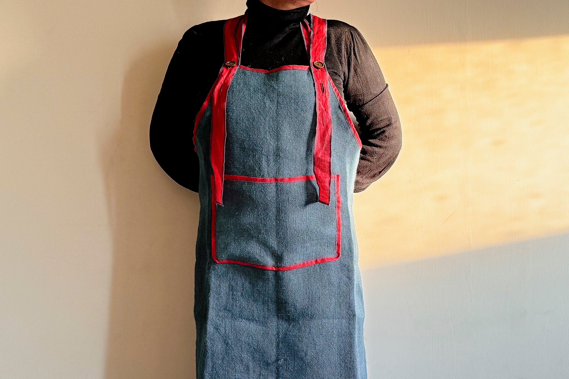 pure linen apron