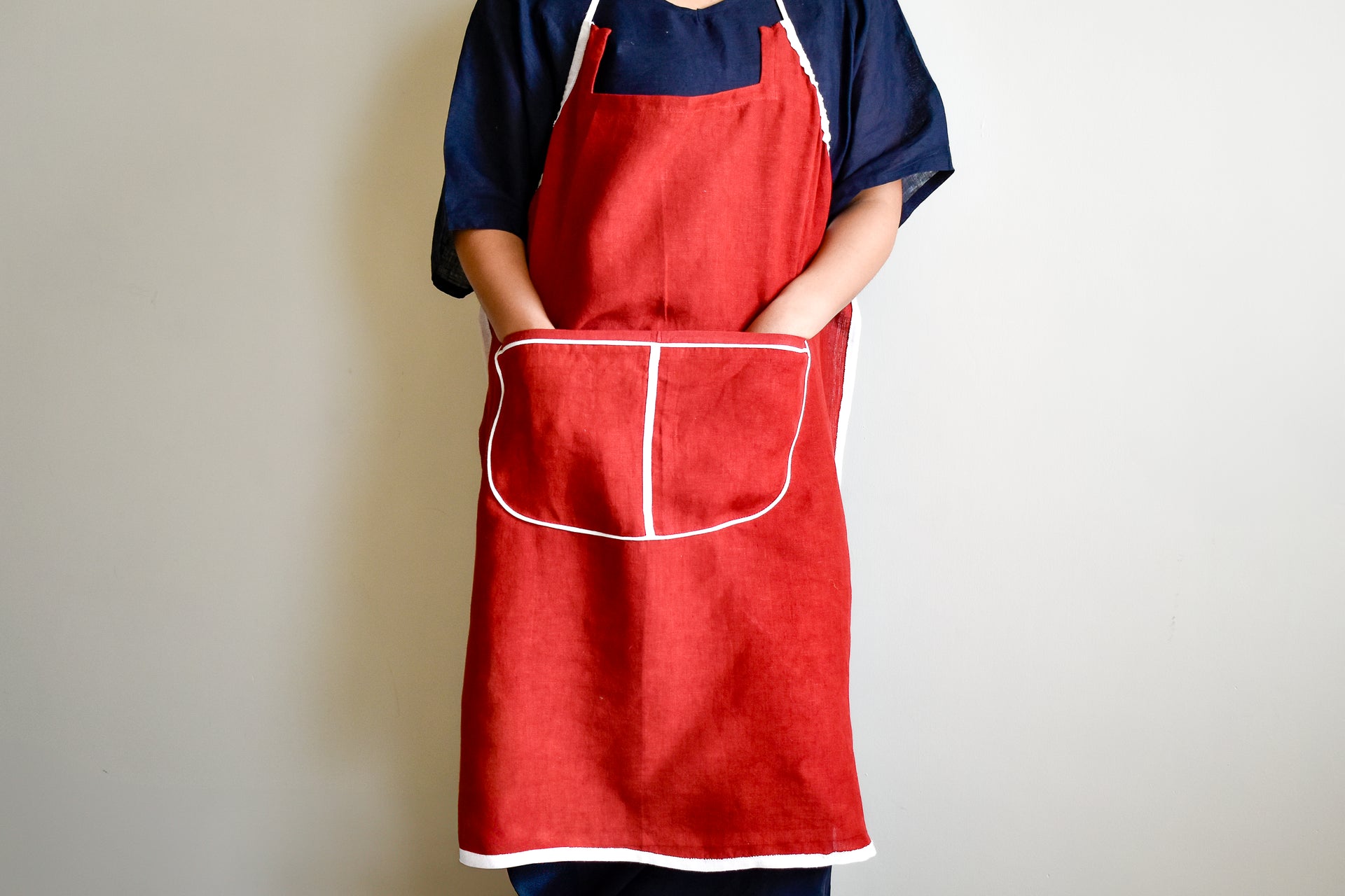 pure linen apron