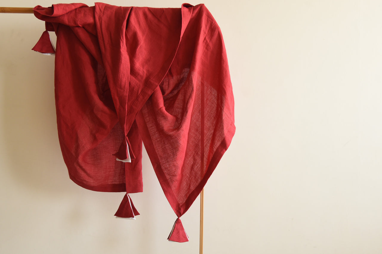 linen throws & blankets