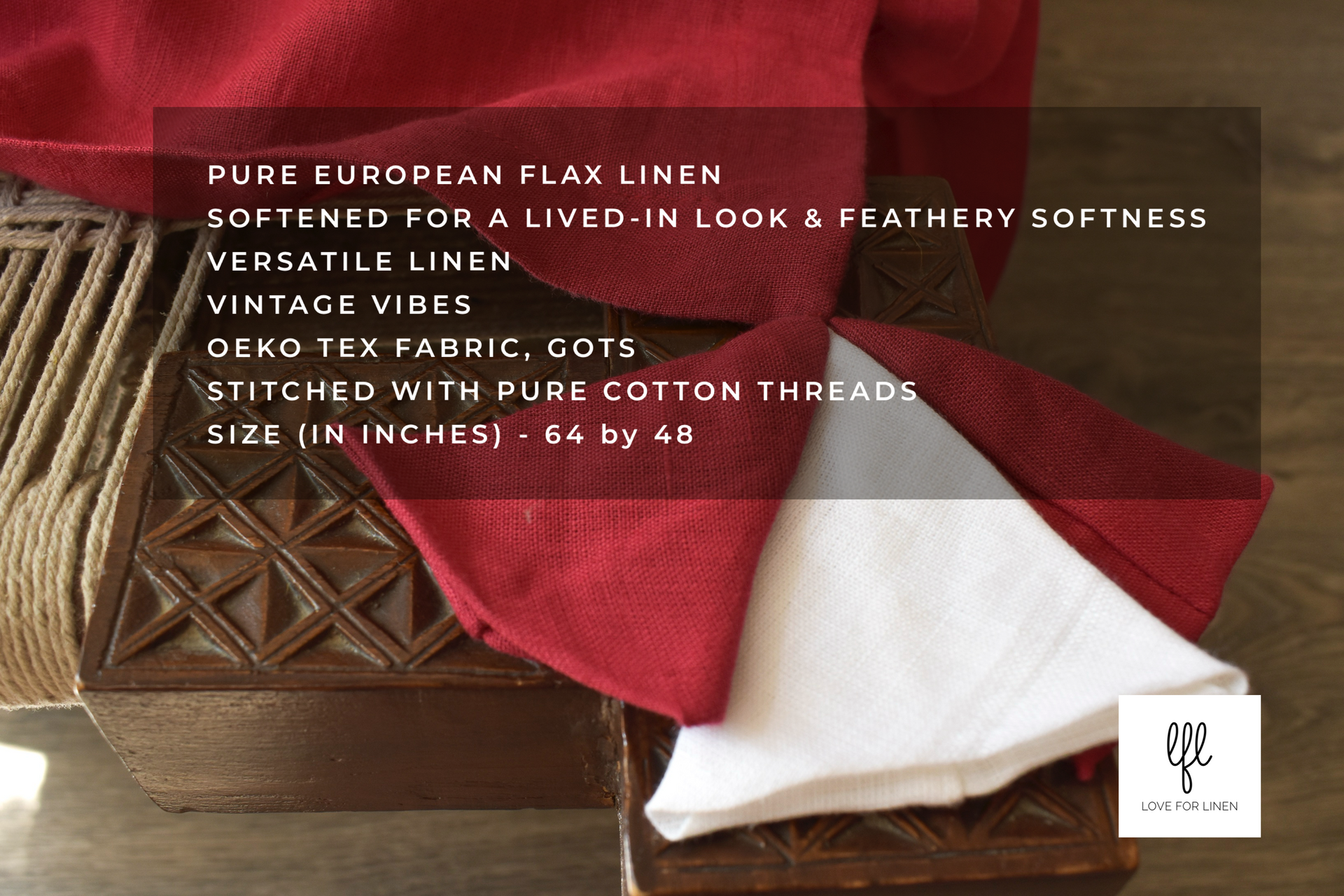 linen throws & blankets