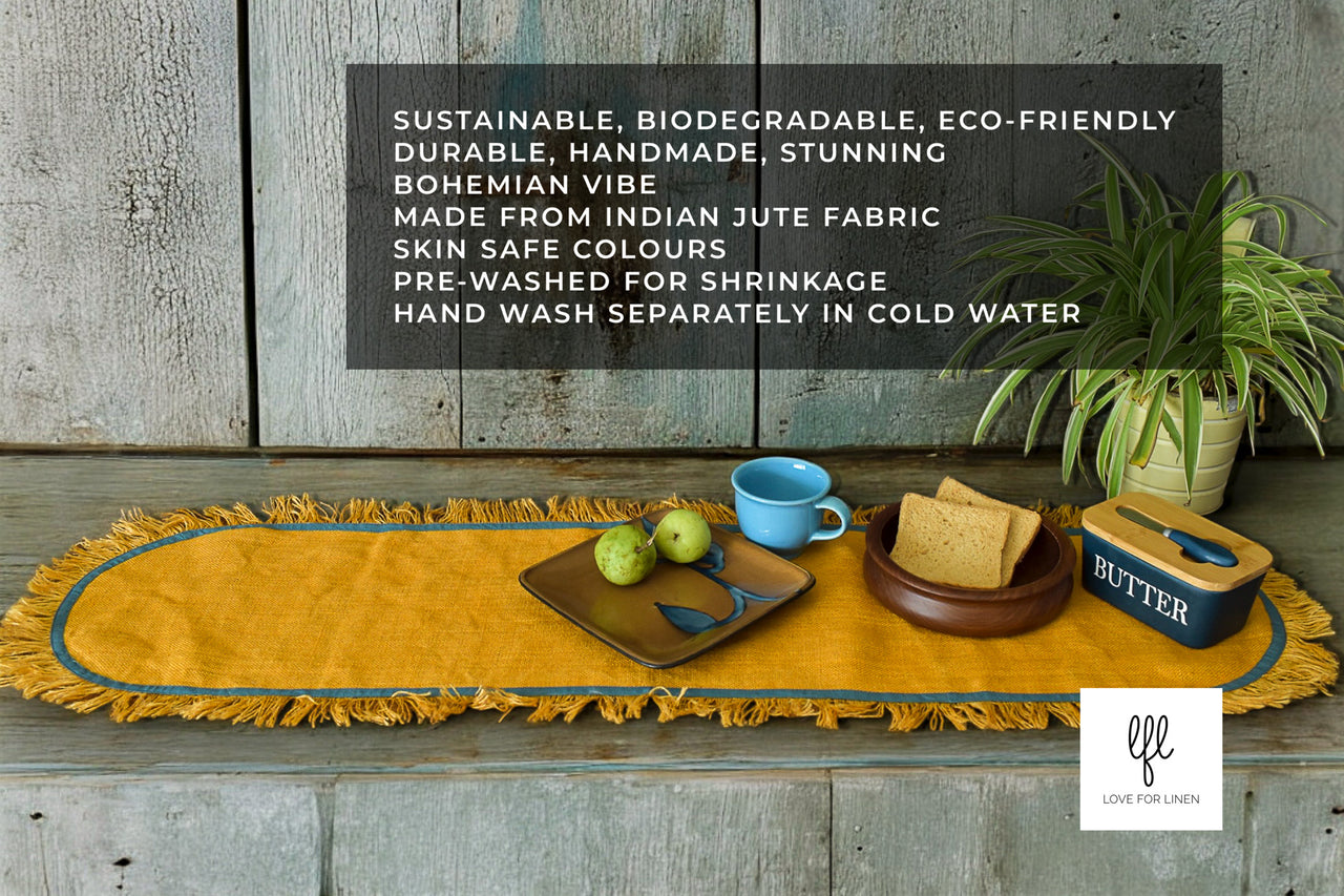 SUNFLOWER JUTE RUNNER