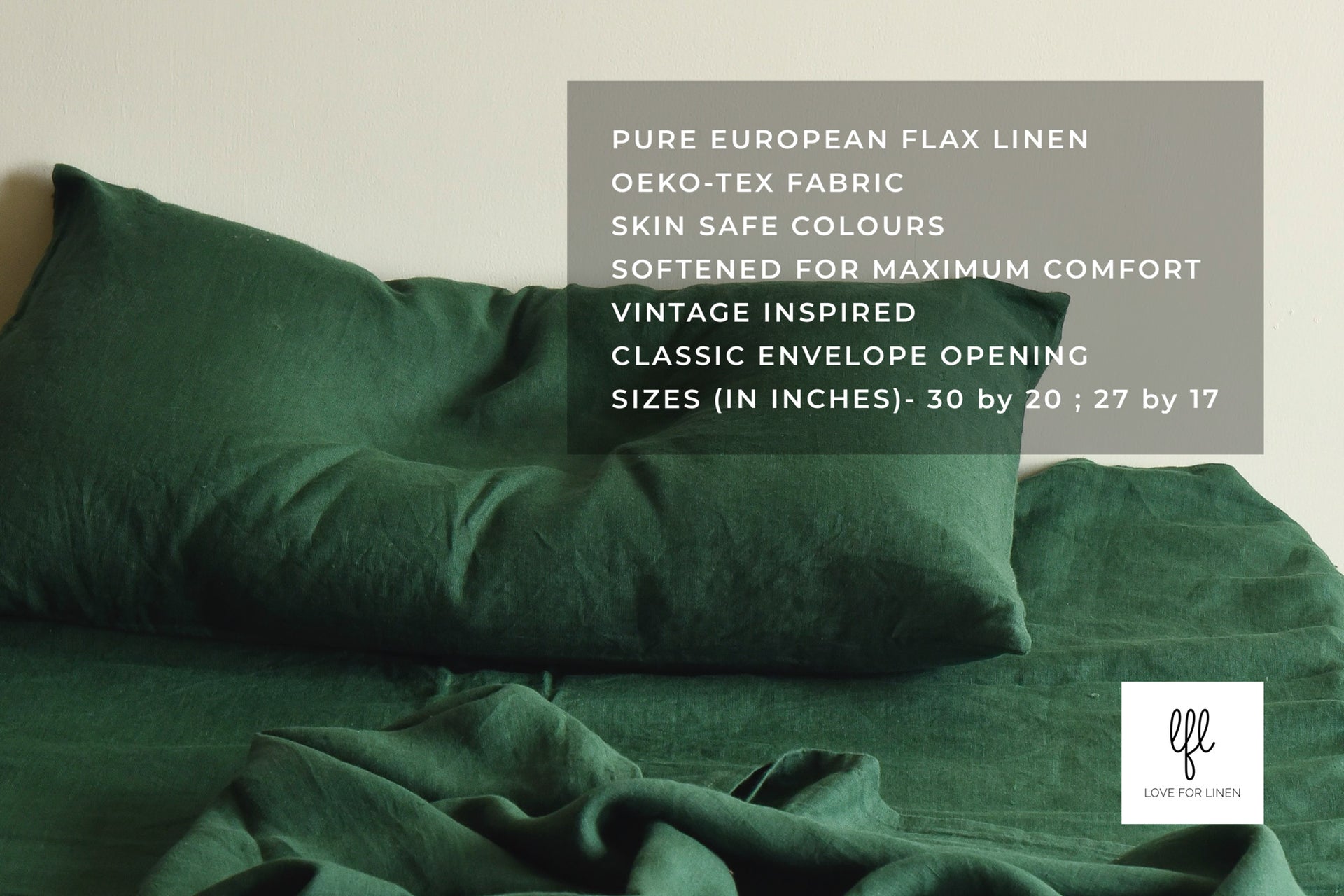 pure linen pillow covers for bed
