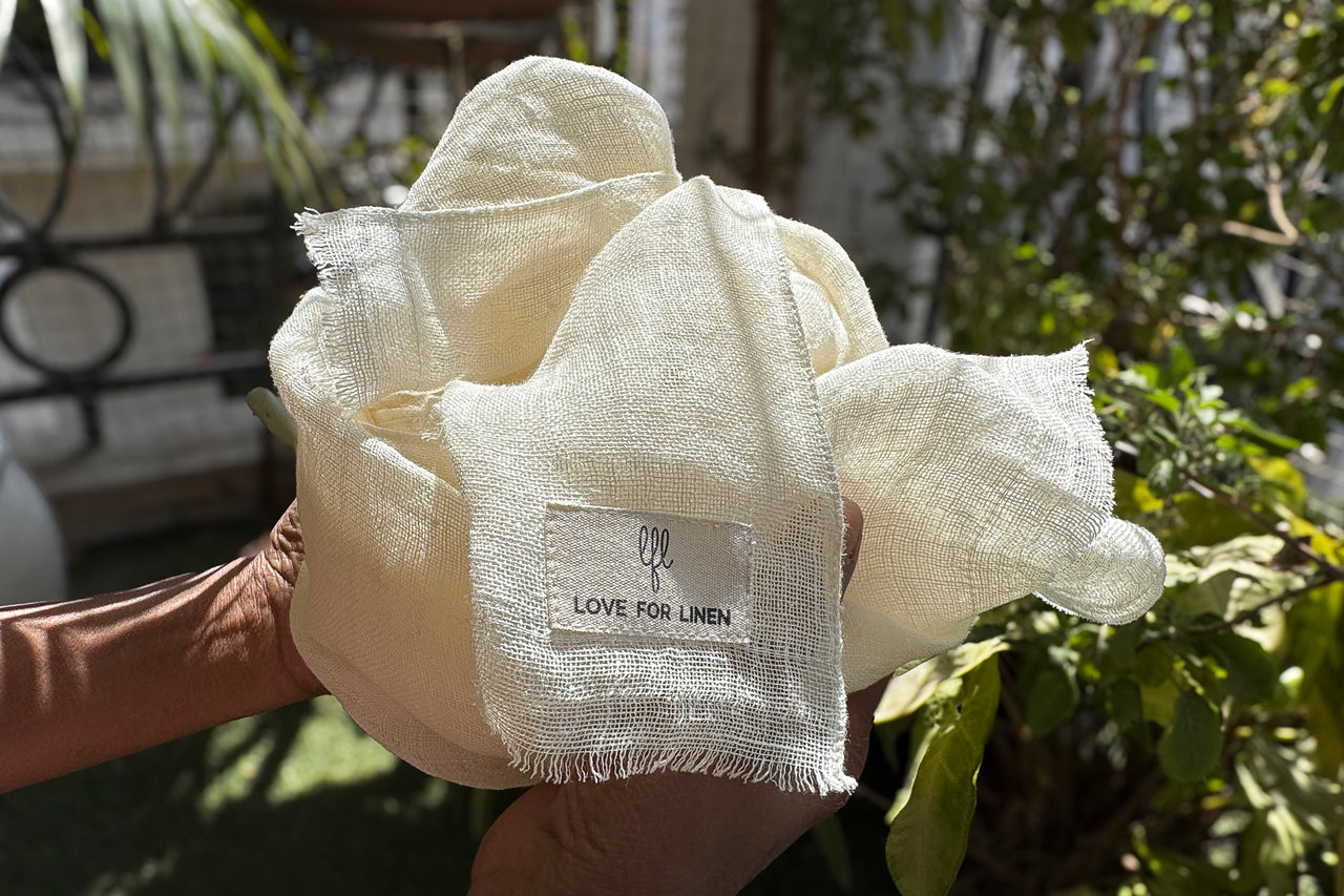 pure linen women scarf