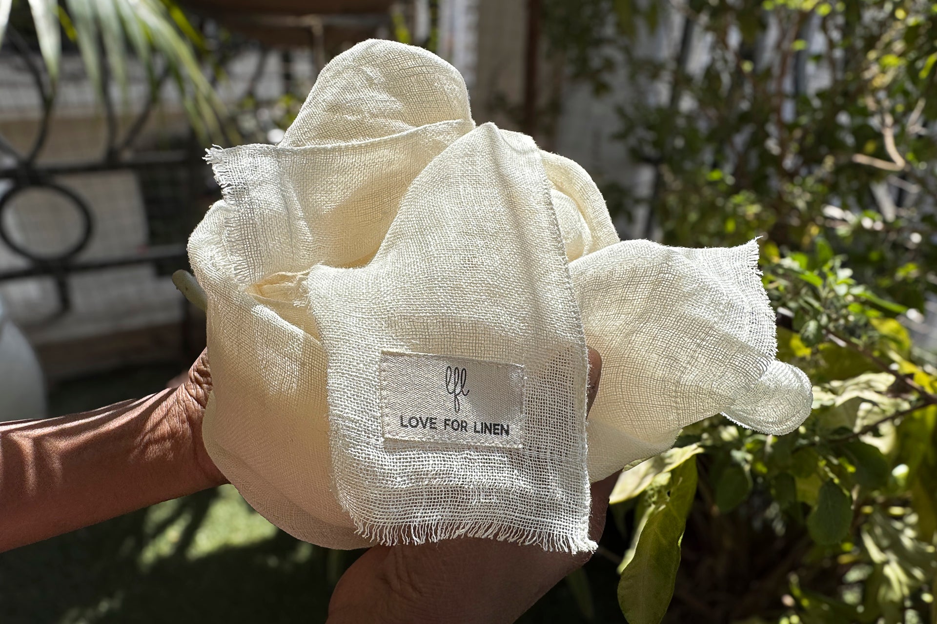 pure linen women scarf