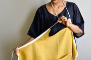 linen kitchen apron