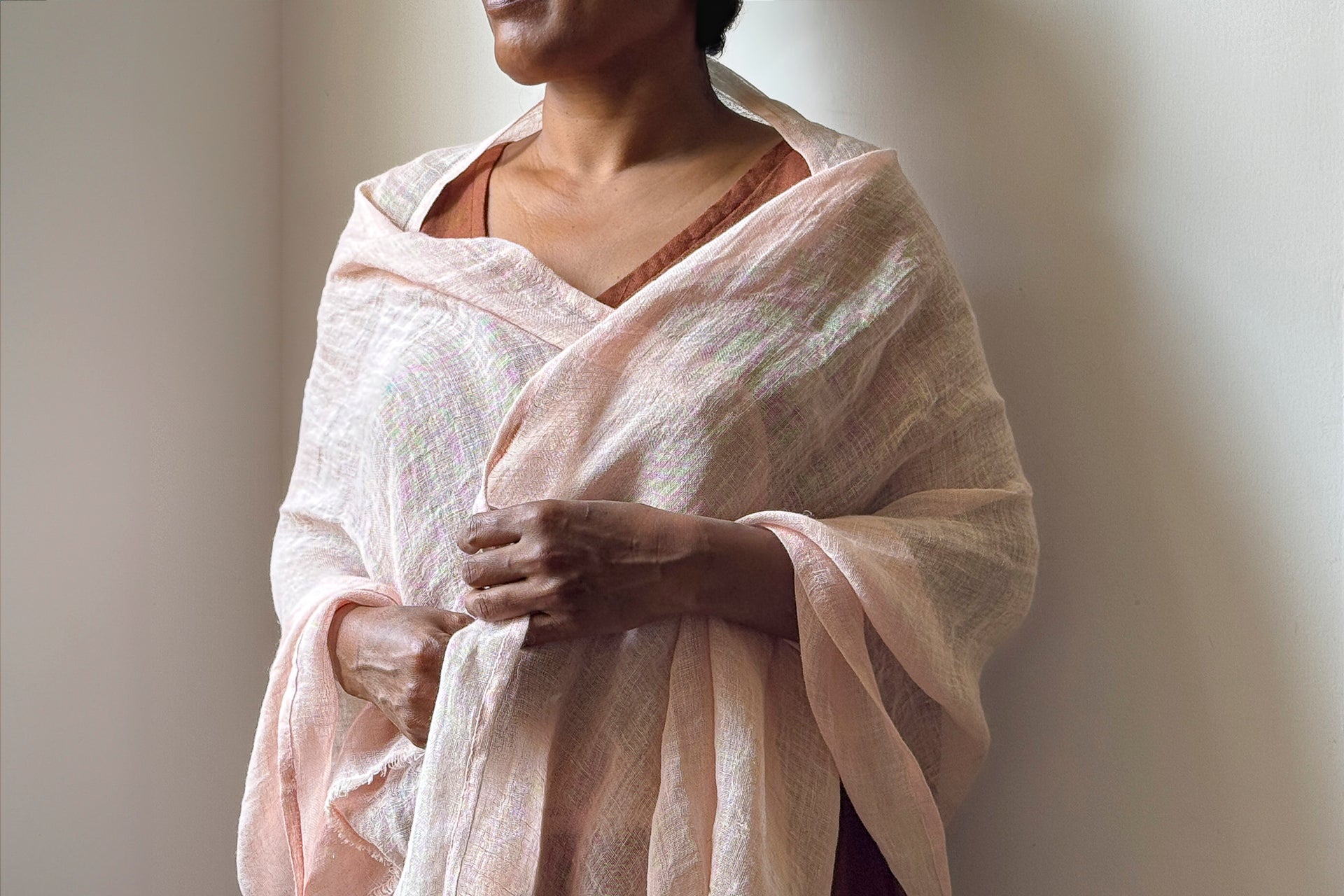 pure linen women scarf