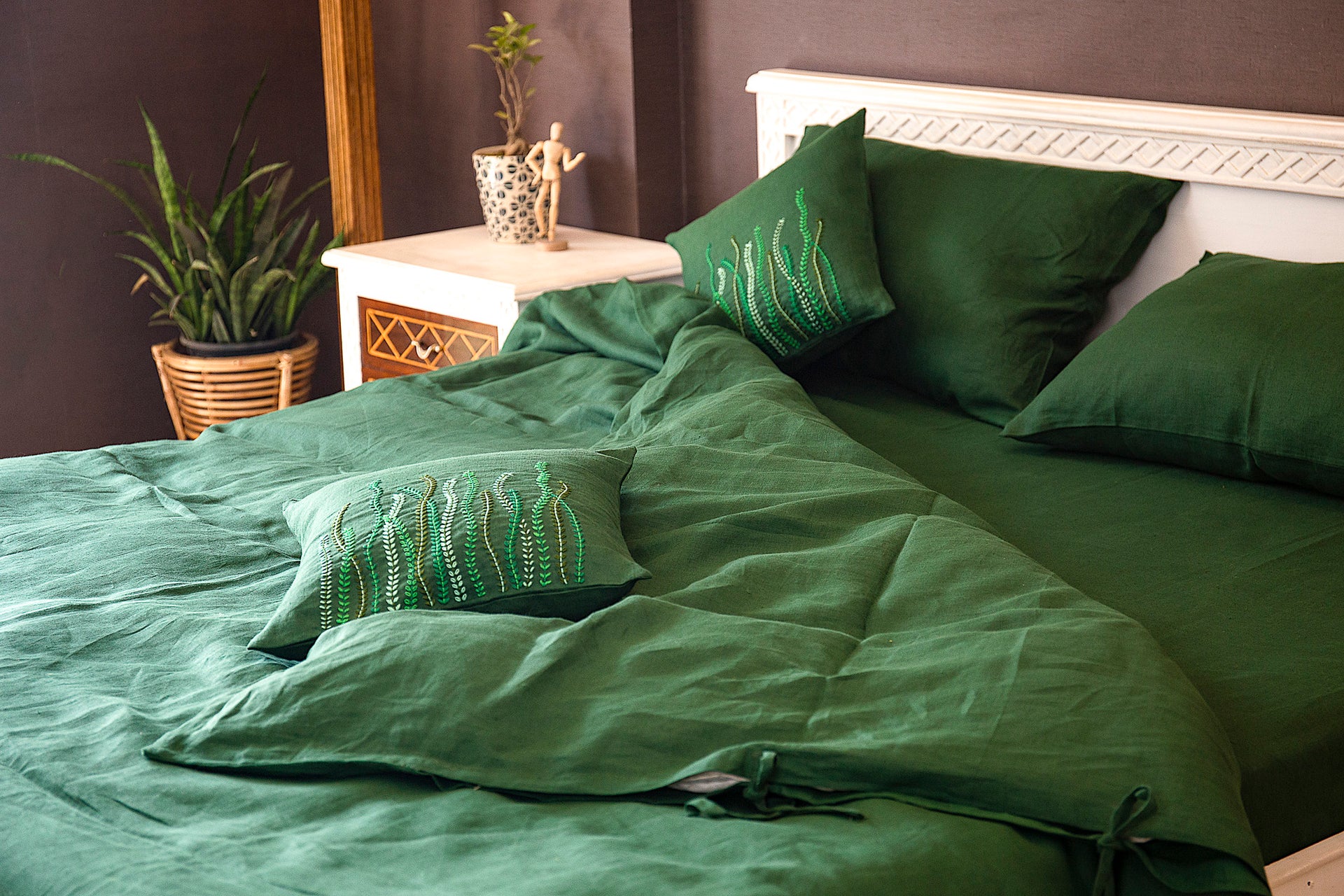 pure linen pillow cases