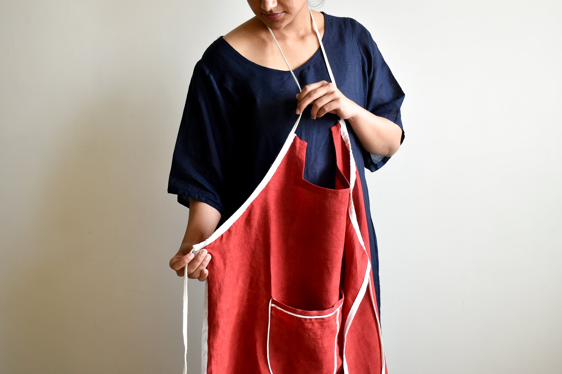 pure linen apron