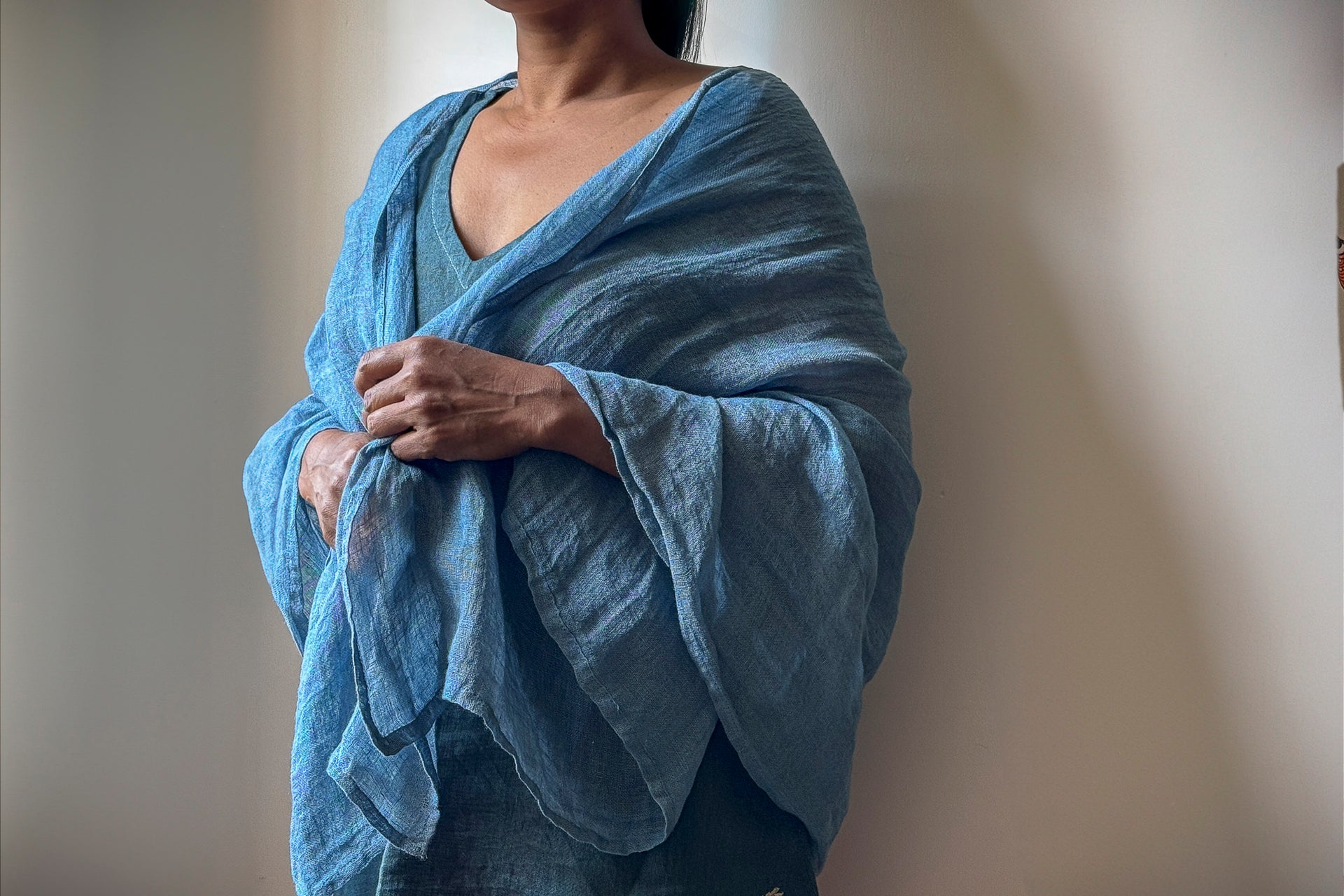 pure linen women scarf