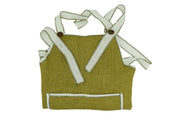 linen kitchen apron