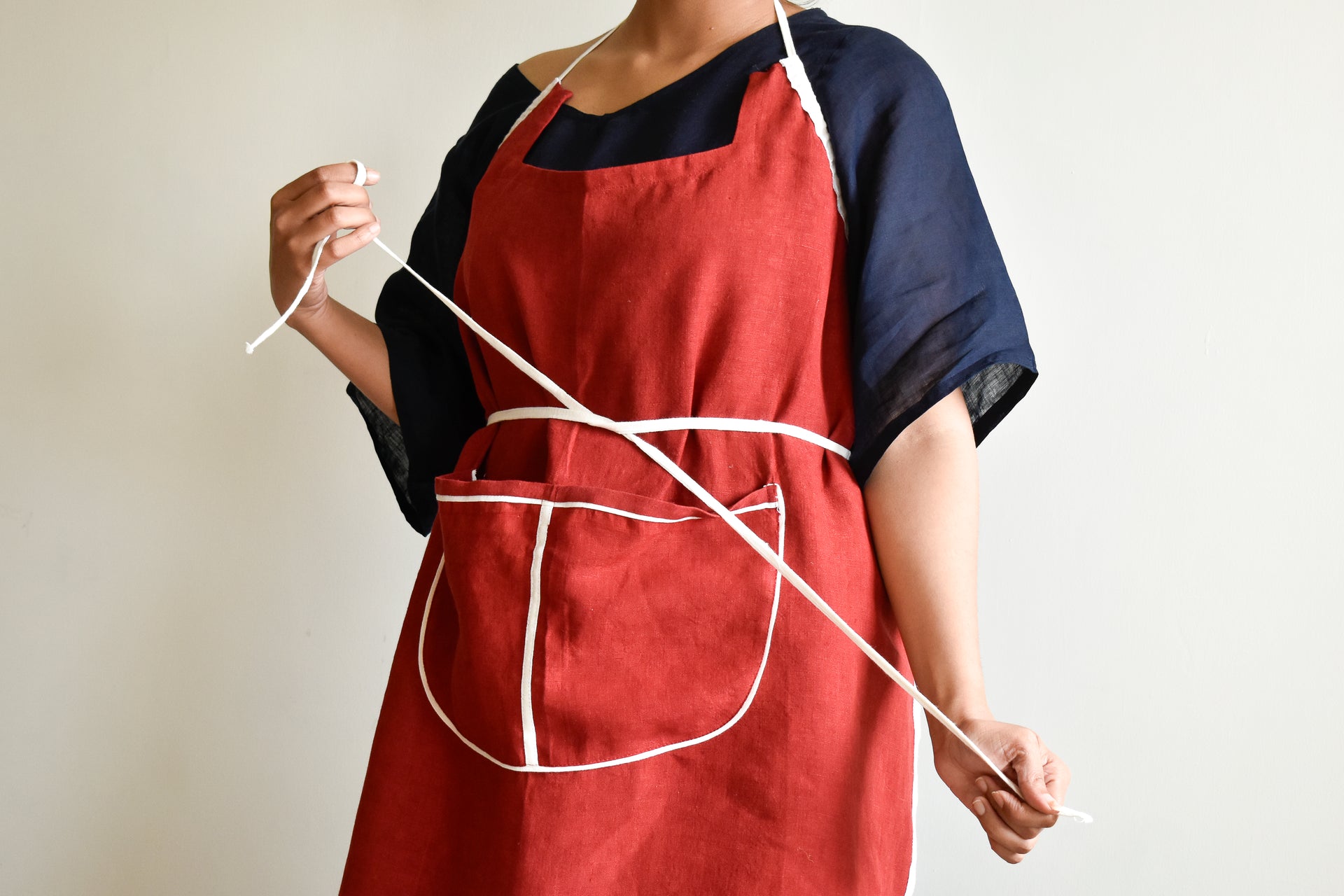 pure linen apron