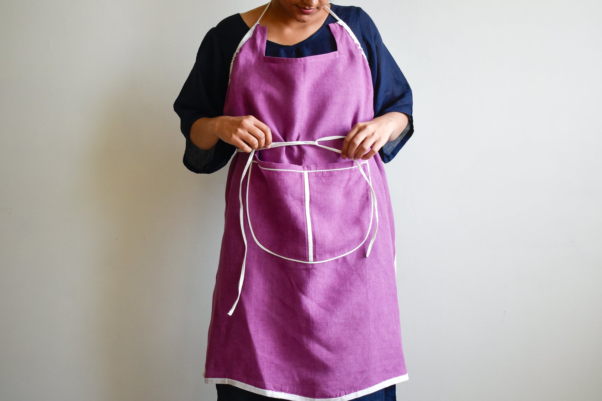 pure linen apron