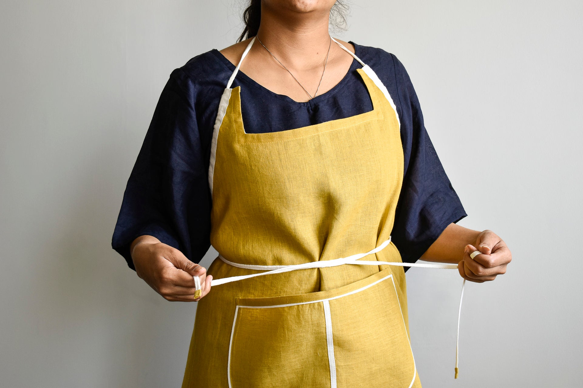 pure linen apron