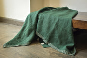 linen blanket throws