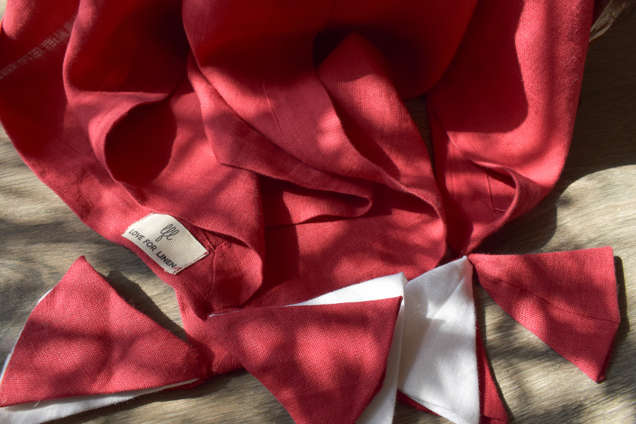 linen throws & blankets