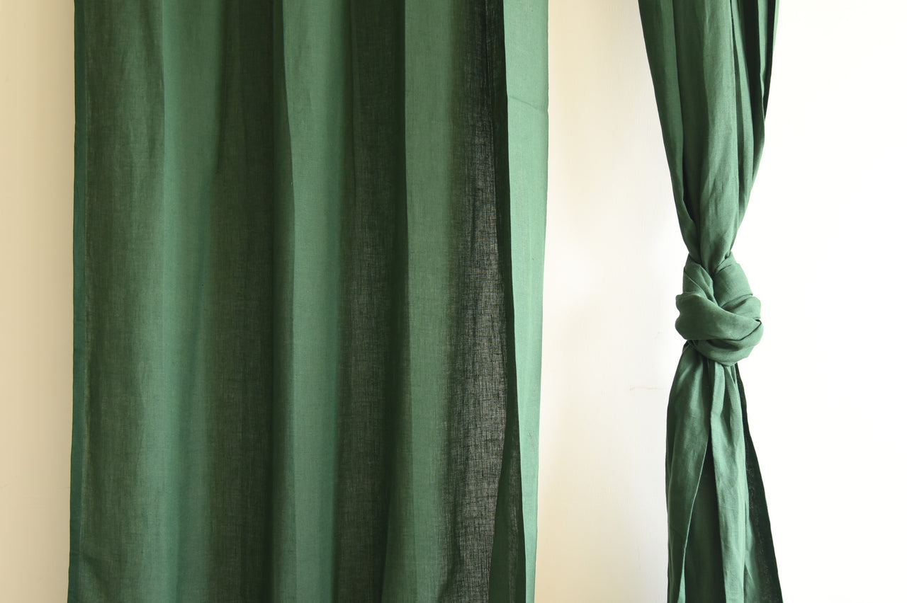 linen window curtains