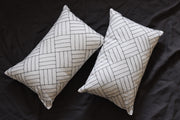 linen embroidered cushion covers