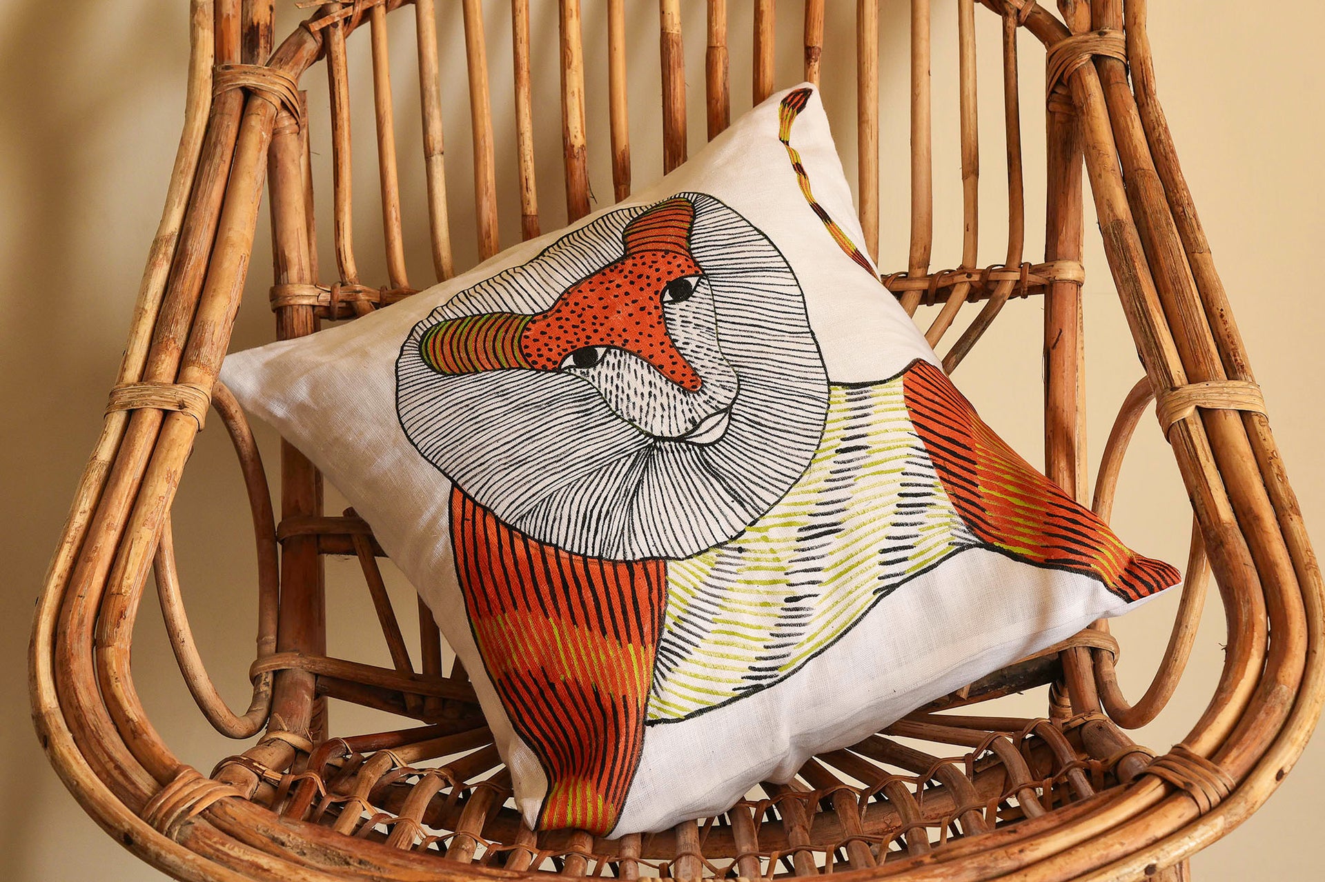 linen embroidered cushion covers