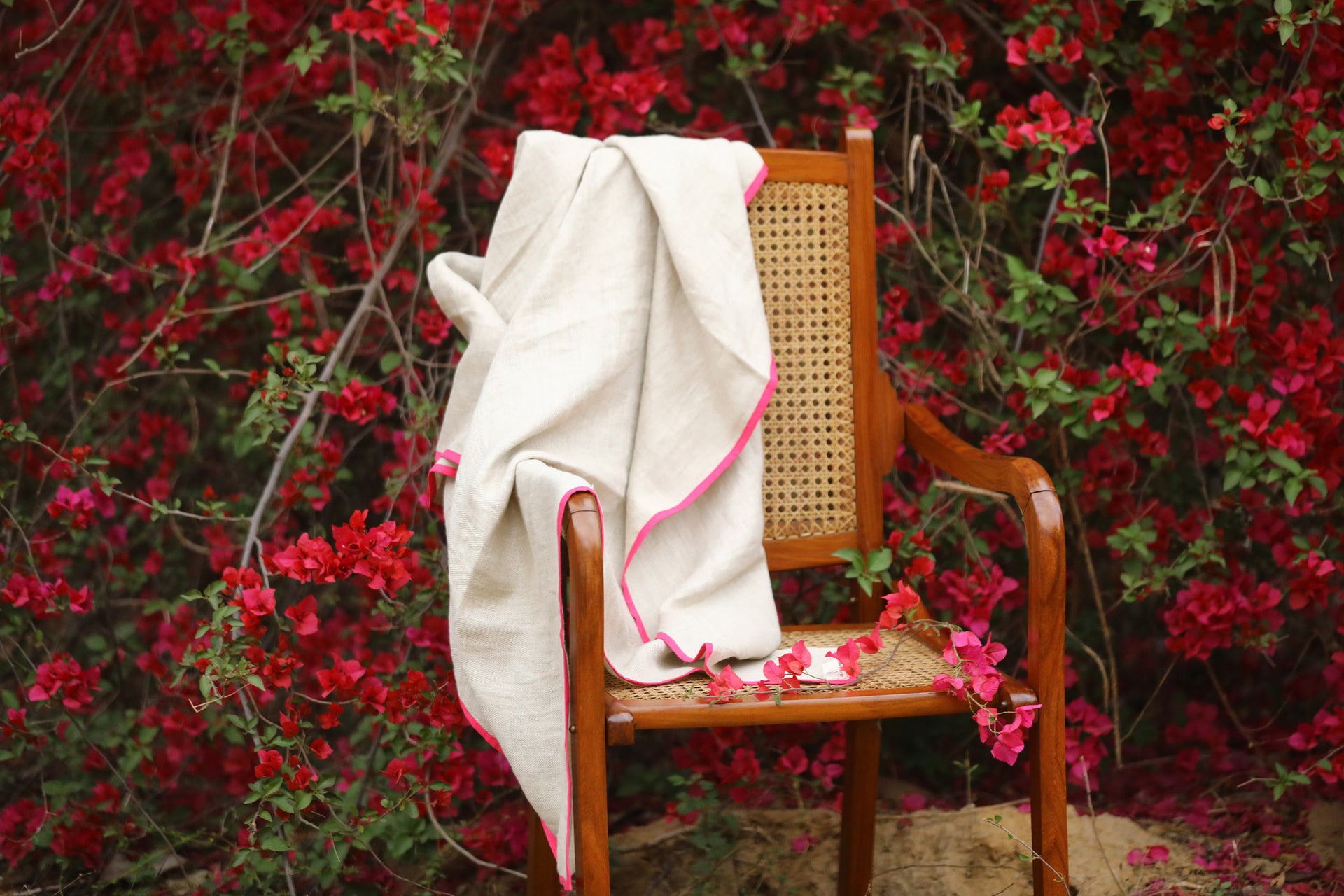 linen blanket throws