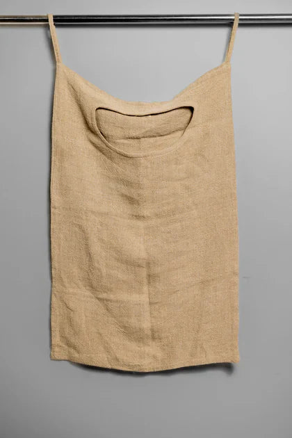 pure linen laundry bag