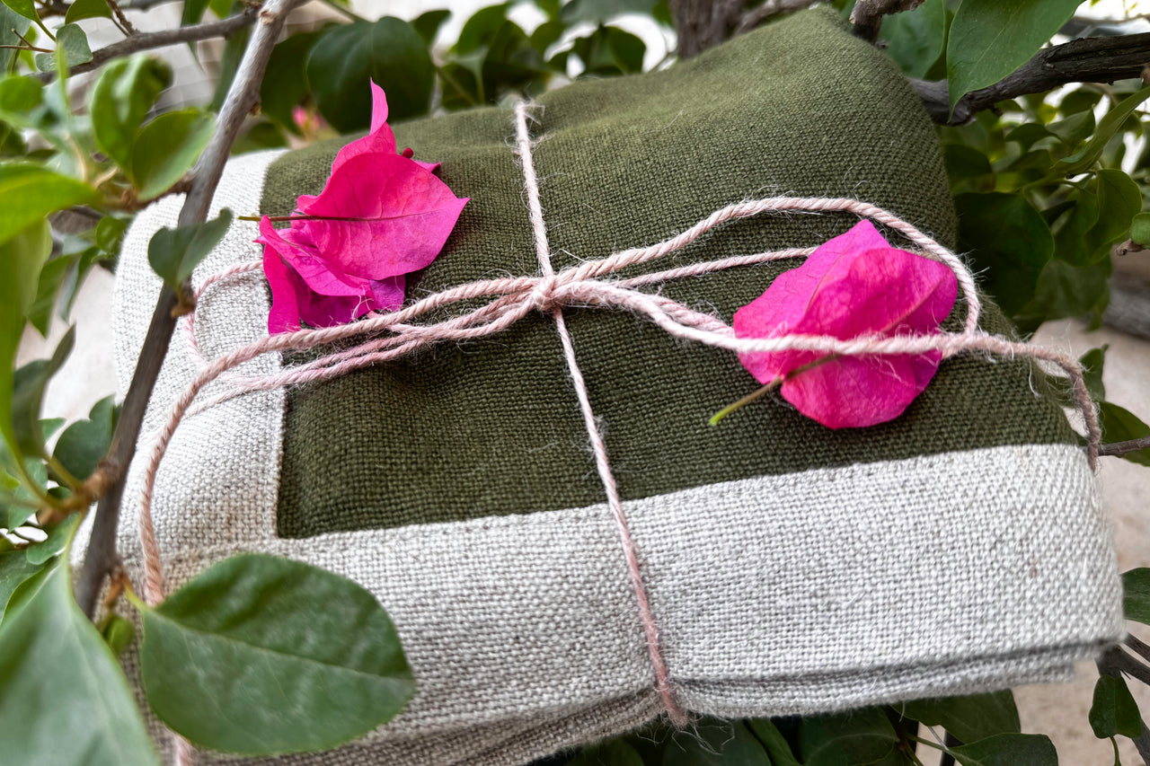 MOSS GREEN BATH TOWEL