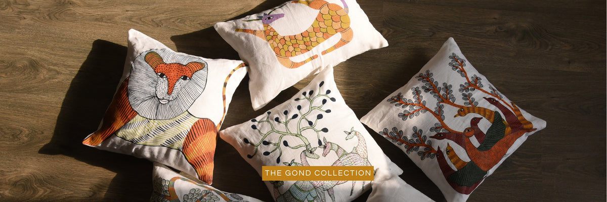 linen embroidered cushion covers
