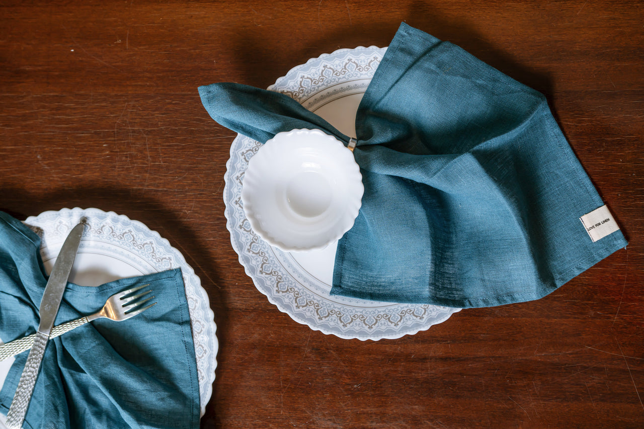 pure linen napkins sets