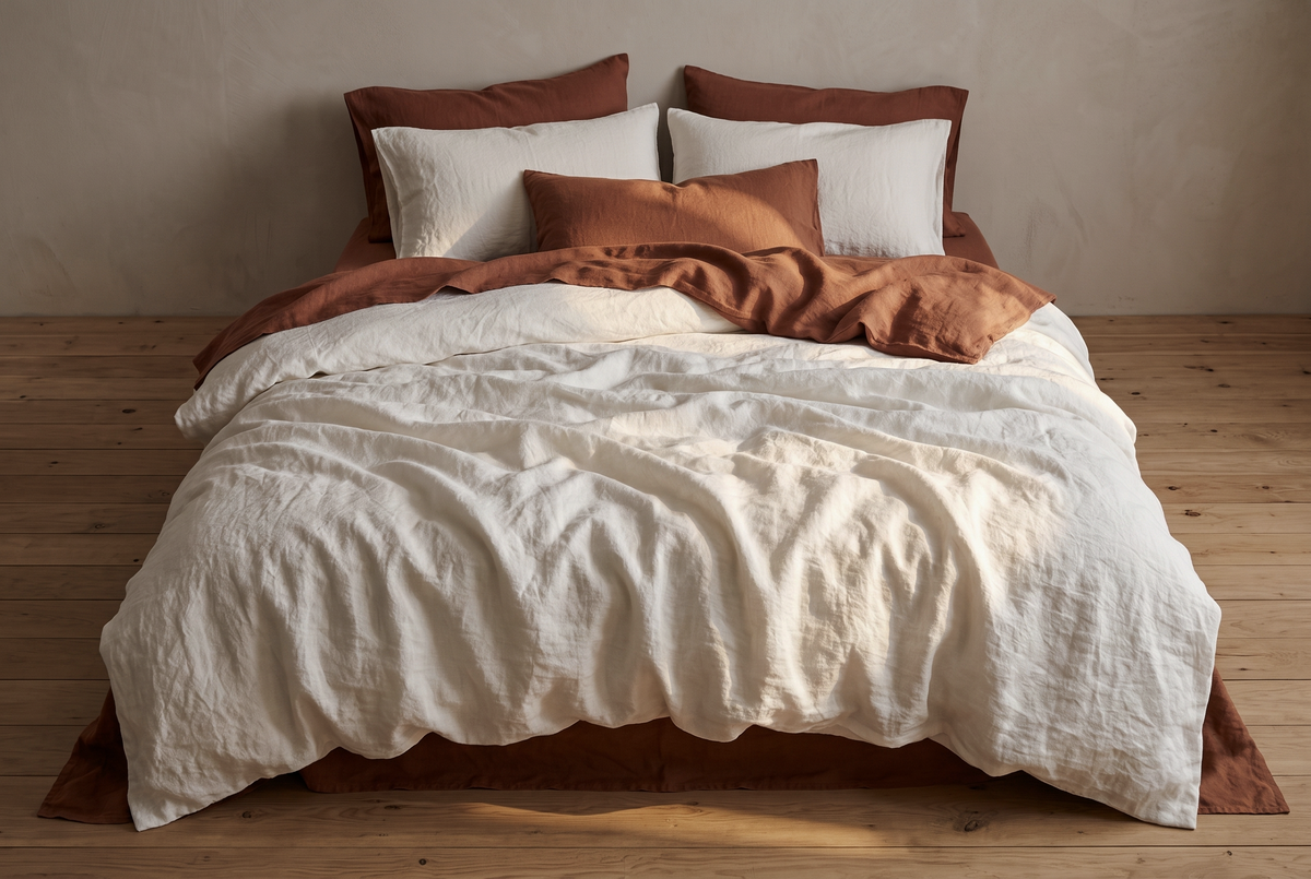 LINEN DUVET COVER - ALBUS WHITE