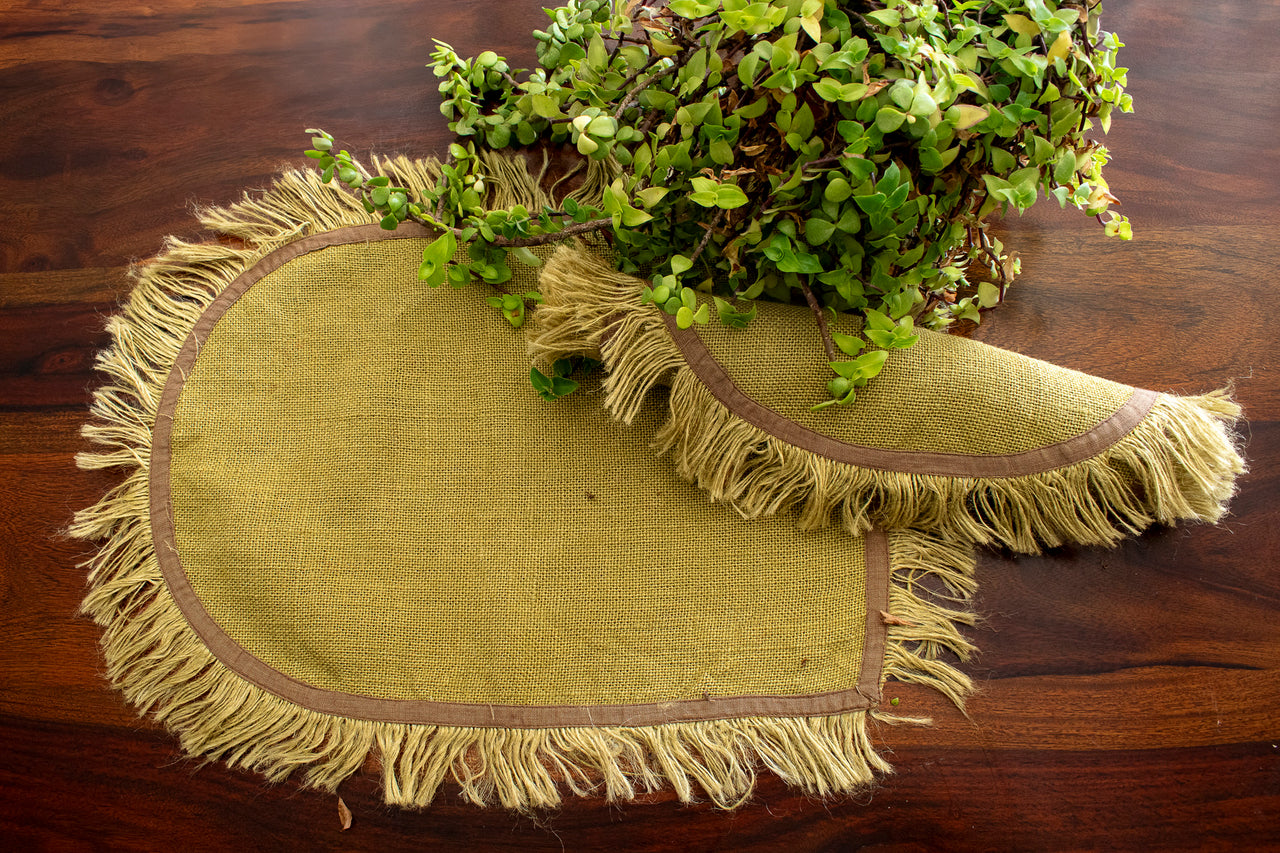 LAWN JUTE PLACEMATS - SET OF 2