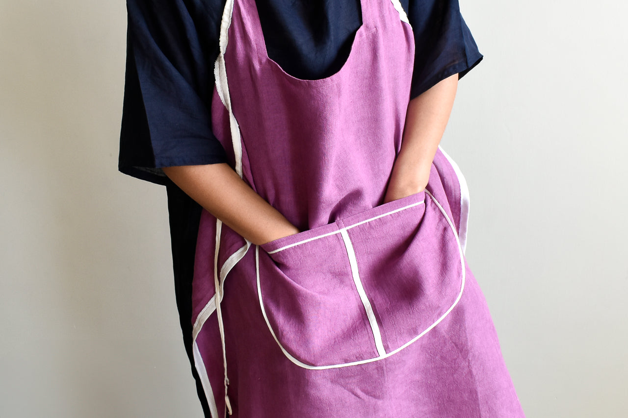 JUNE LINEN APRON