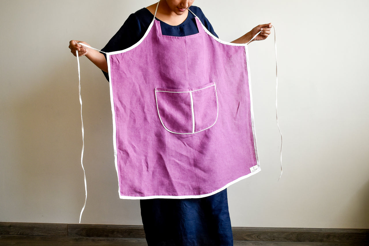 JUNE LINEN APRON