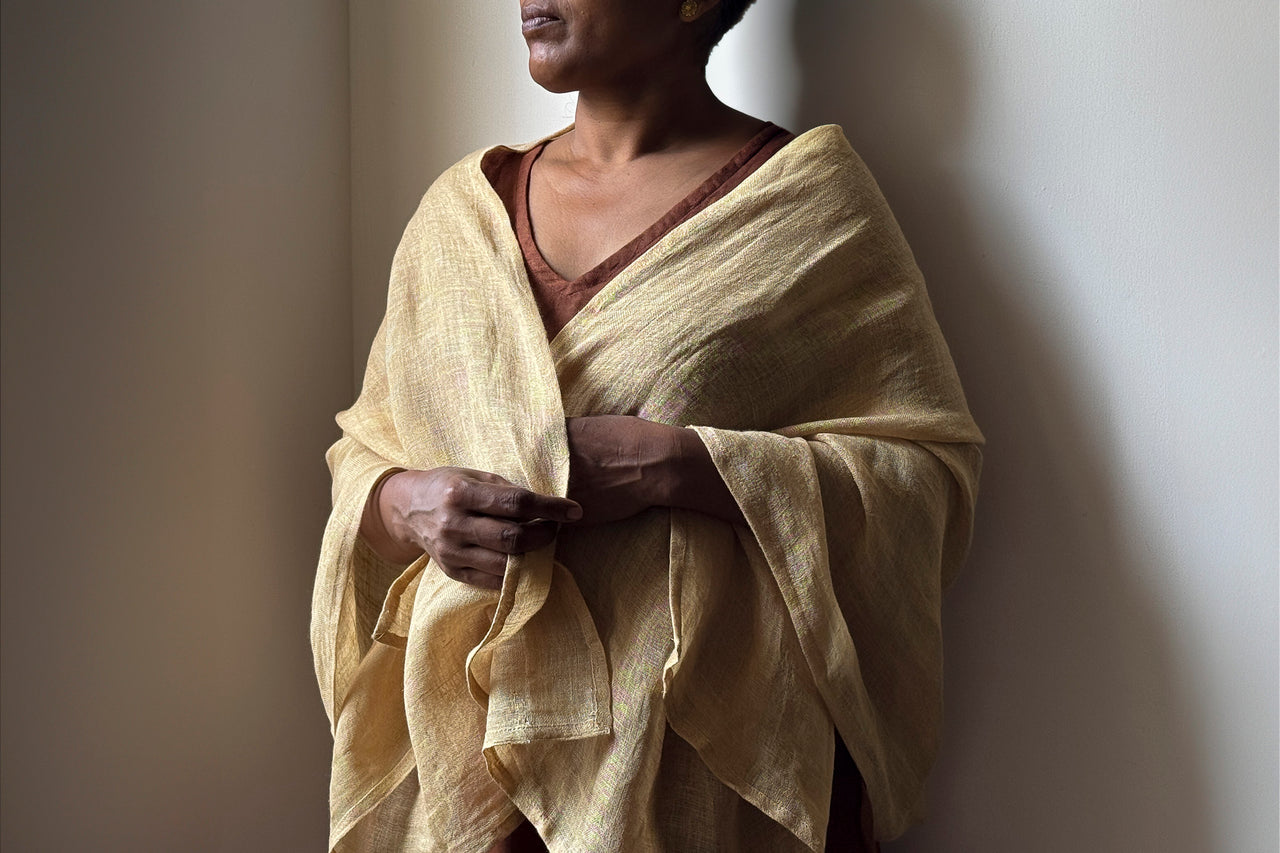 pure linen women scarf