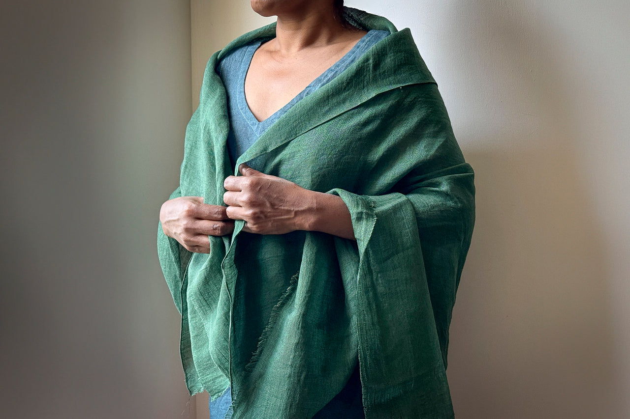 linen scarf
