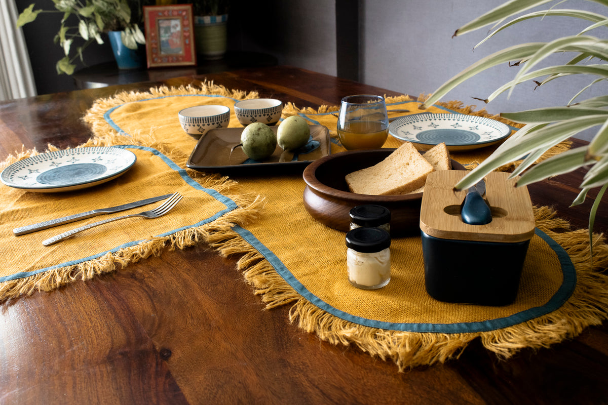 pure linen table runner