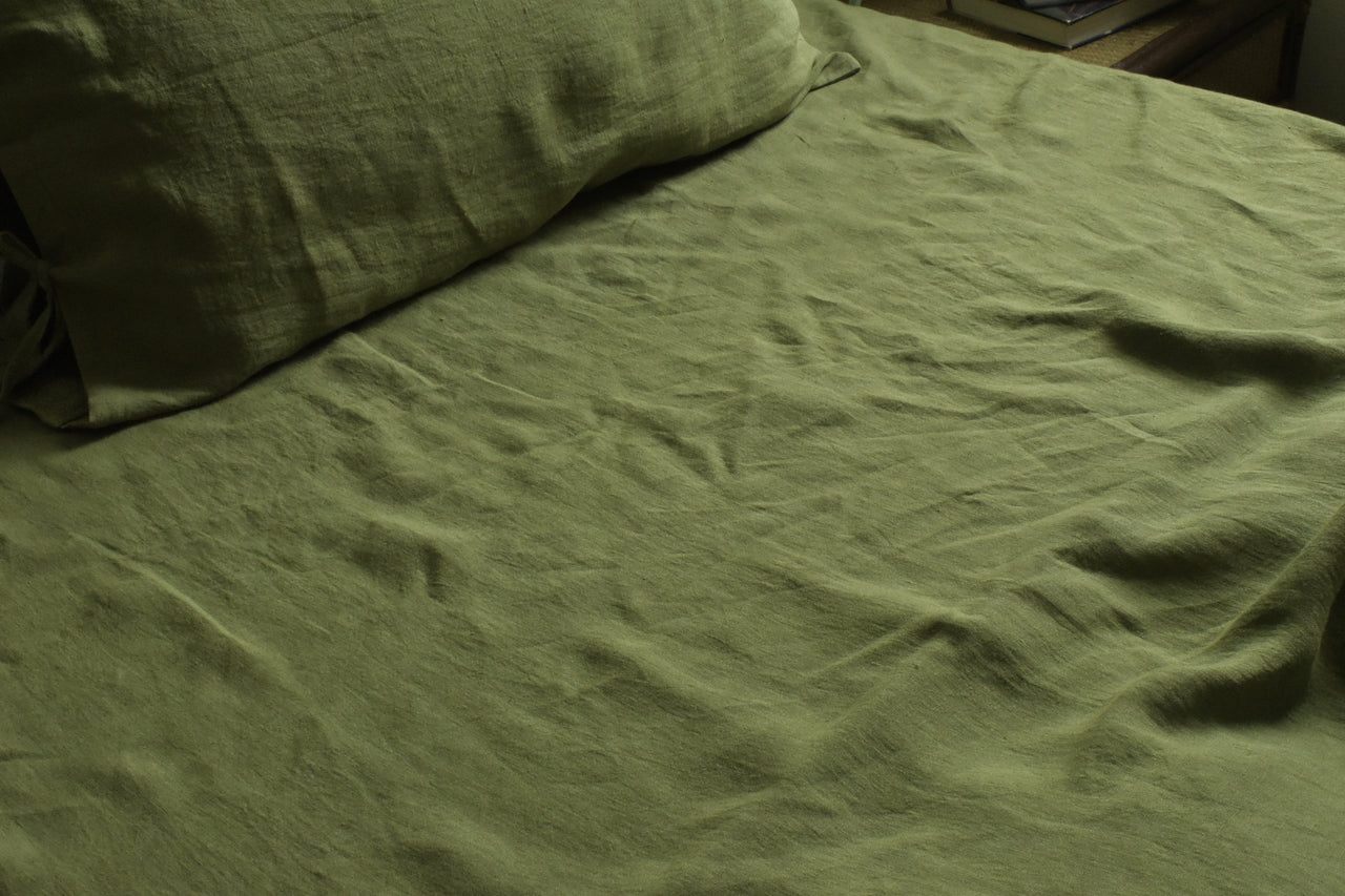 pure linen flat sheets
