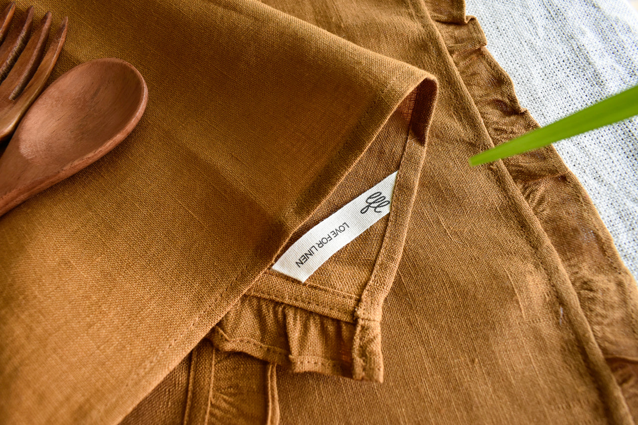 linen dining table placemats