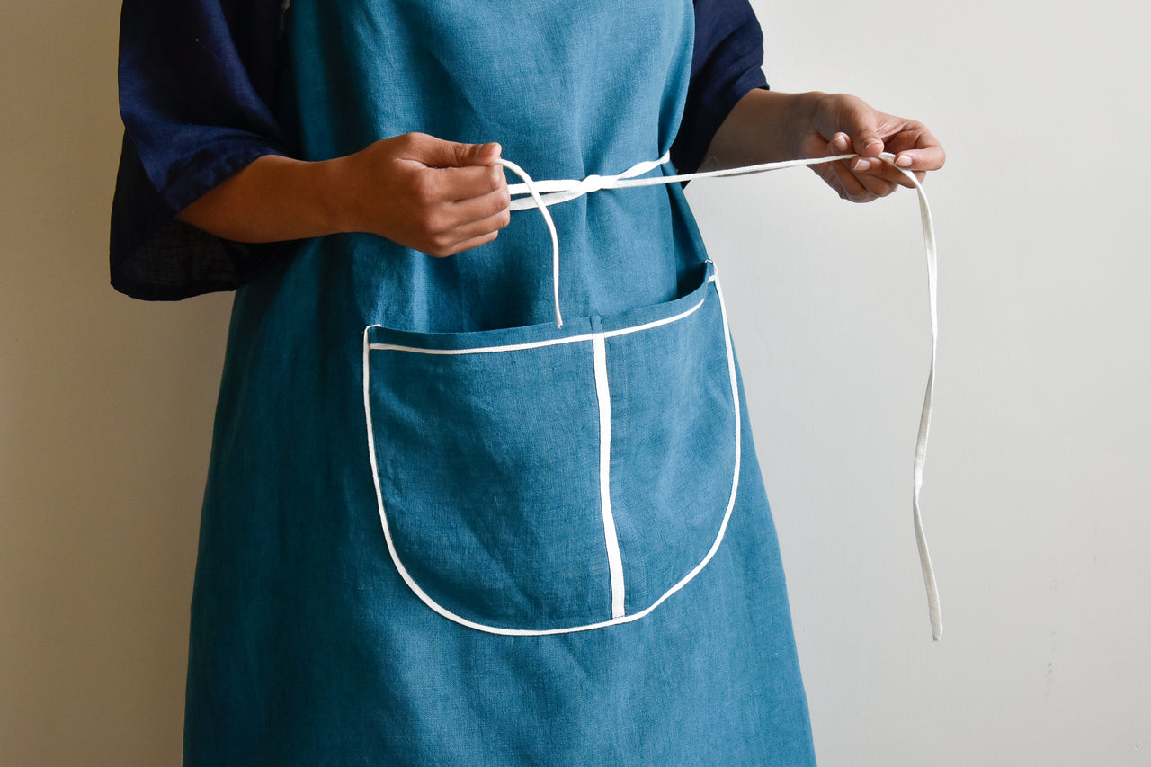 ZURI LINEN APRON