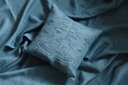 linen embroidered cushion covers