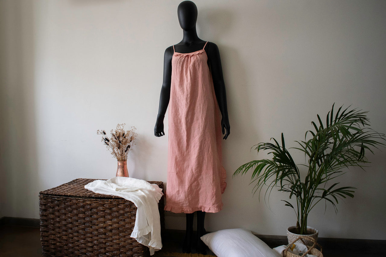 Pure linen nightwear