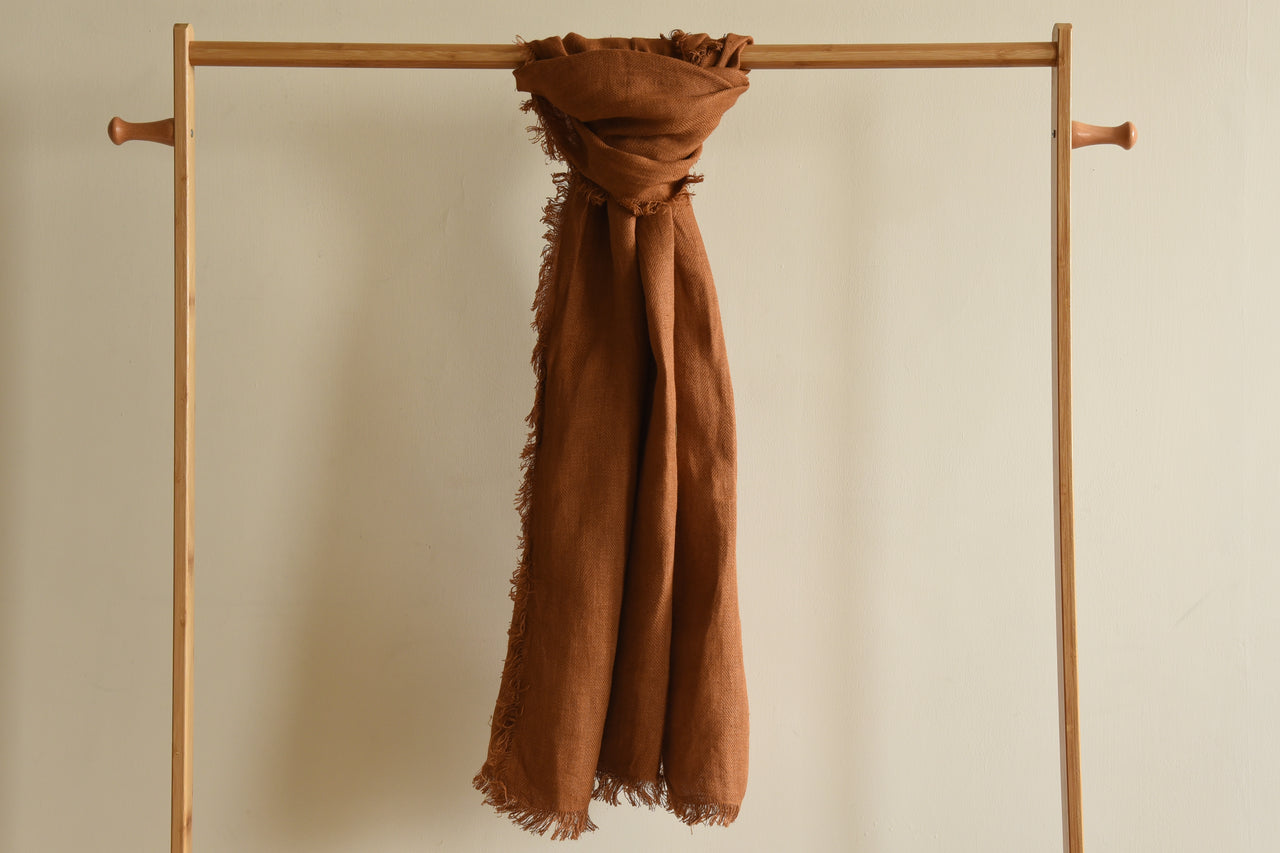 pure linen women scarf