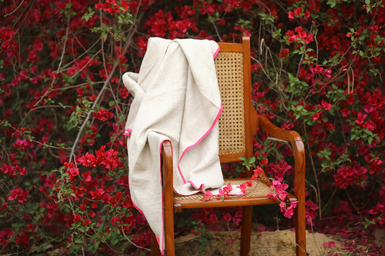 linen blanket throws