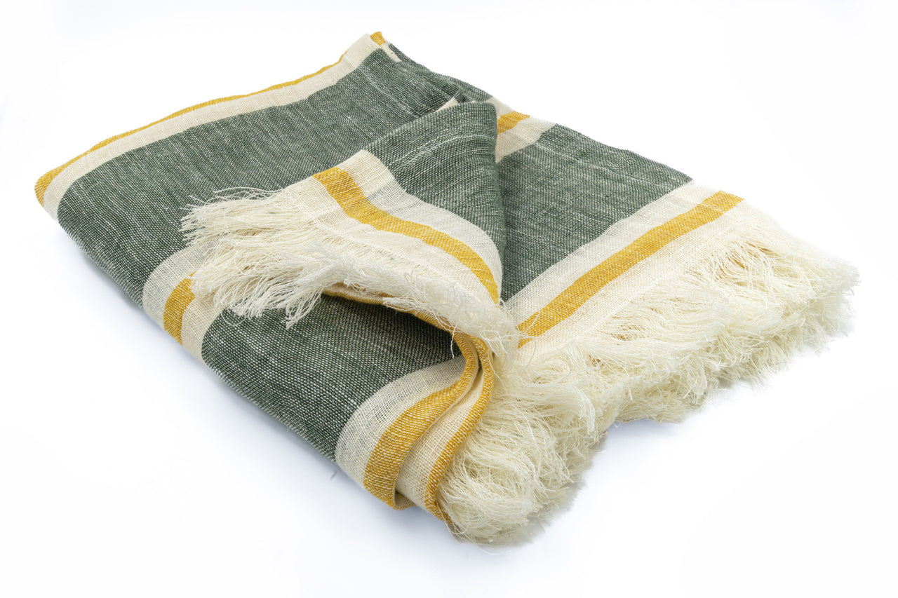 linen blanket throws