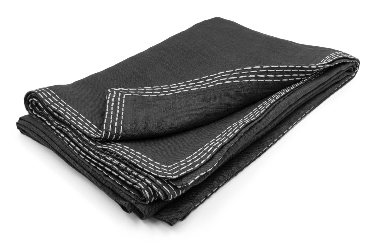linen blanket throws