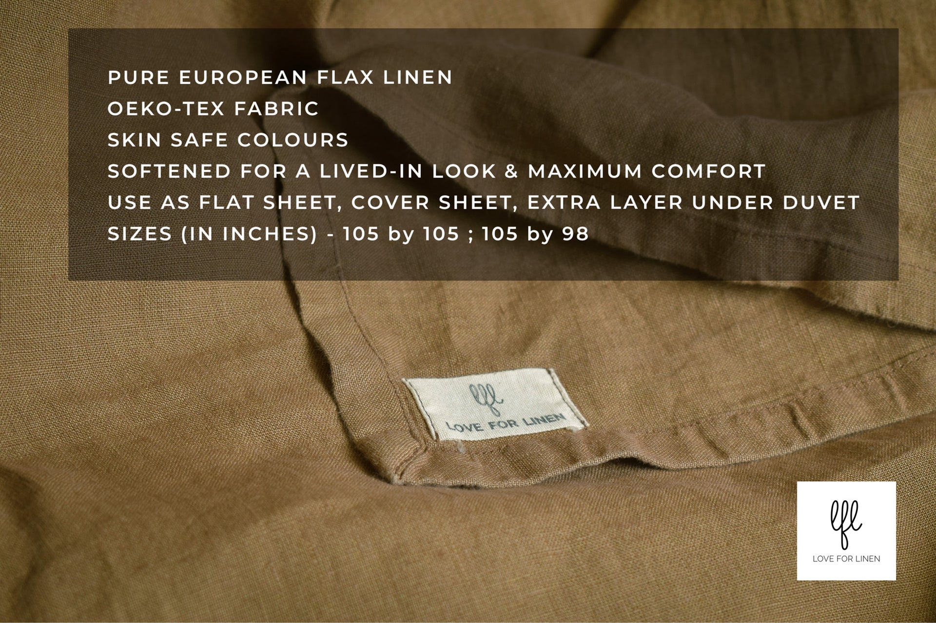 pure linen bedsheet